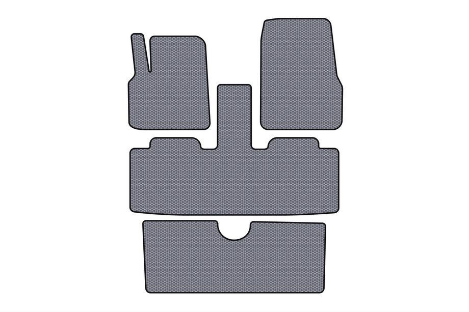 Renault Espace 2002–2014 Gumijasti tepihi Carsuit (3 vrste, 7-sedežni, sivi) Image