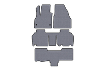 Renault Kangoo 2008–2020 Gumijaste preproge Carsuit (3 vrste, 5-vratni/7-sedežni, siva) fotografija 1