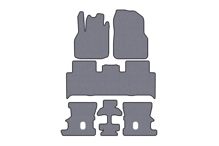 Renault Scenic/Grand 2003–2009 Gumijaste preproge Carsuit (3 vrste, sivi) Image