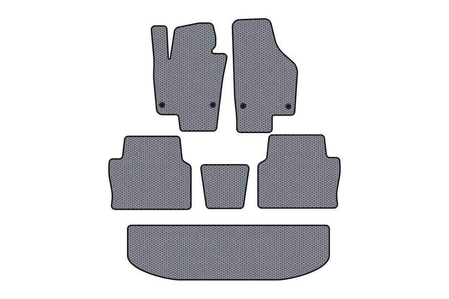 Seat Alhambra 2010– Gumijaste preproge Carsuit (3 vrste, sivi) Image