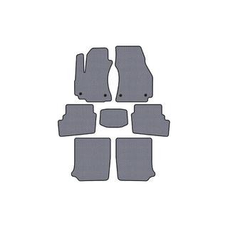 Gumijasti tepihi Carsuit (3 vrste, 2003-2005, 7-sedežni, siv) Opel Zafira A 1998–2005 fotografija 1