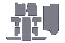 Kia Carnival 2002–2013 Gumijaste preproge Carsuit (komplet za celoten potniški prostor, siva) fotografija 1
