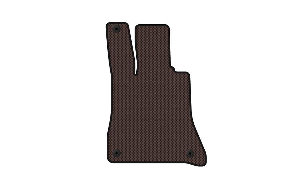 Mercedes SL R231 2012–2020 Gumijaste preproge Carsuit (2016-2020, Cabriolet, rjave) Image