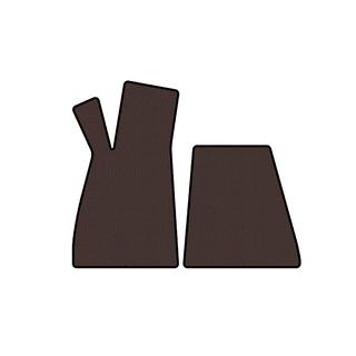 Gumijasti tepihi Carsuit (Roadster, rjava) Smart 1998–2007 fotografija 1