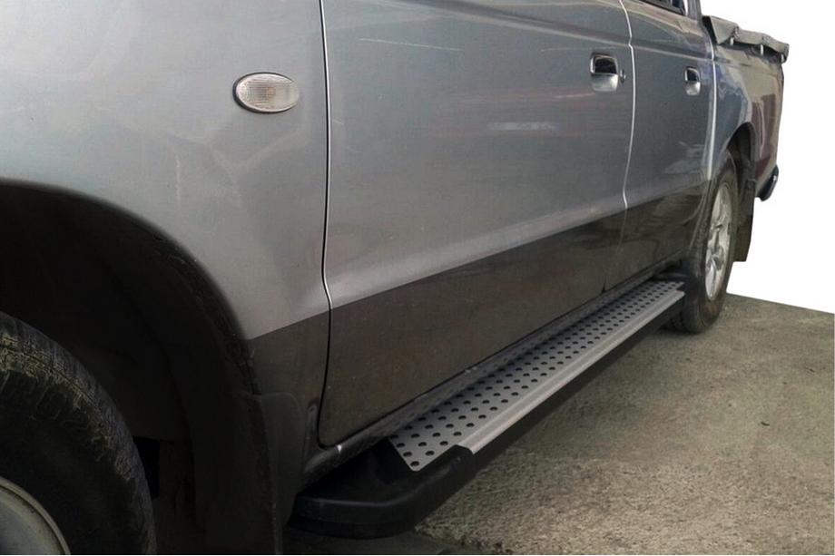 Ford Ranger 2007–2011 Stranske stopnice Allmond Grey (2 kos, aluminij) Image
