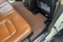 Toyota Land Cruiser 200 2007–2021 Gumijasti tepihi Carsuit (2007-2012, rjava) fotografija 8