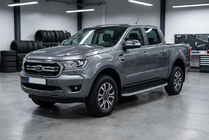 Ford Ranger 2011–2022 Stranske stopnice Tayga Grey (2 kos, aluminij) fotografija 1