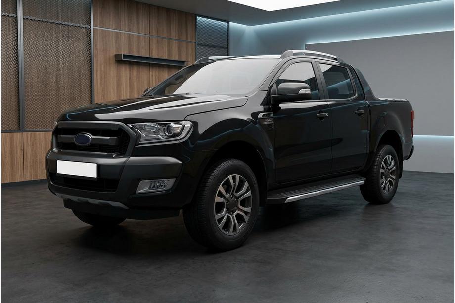 Ford Ranger 2011–2022 Stranske stopnice Fullmond (2 kos, aluminij) Image