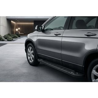 Stranske stopnice RedLine Black (2 kosa, aluminij) Honda CRV 2007–2011 fotografija 1