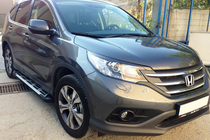 Honda CRV 2012–2016 Stranske stopnice Sunrise (2 kos, aluminij) fotografija 1