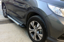 Honda CRV 2012–2016 Stranski pragovi Line (2 kos, aluminij) fotografija 1