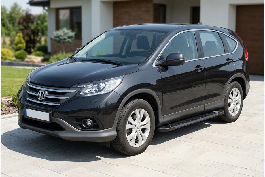 Honda CRV 2012–2016 Stranske stopnice RedLine Black (2 kosa, aluminij) Image