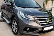 Honda CRV 2012–2016 Stranske stopnice Allmond Grey (2 kosa, aluminij) fotografija 1