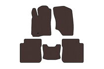 Mitsubishi Outlander 2001–2006 Gumijasti tepihi Carsuit (Rjavi) fotografija 1