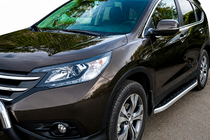 Honda CRV 2012–2016 Stranske stopnice Fullmond (2 kos, aluminij) fotografija 1