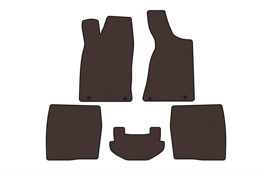 Audi 80/90 1987–1996 Gumijaste preproge za avto Carsuit (1987-1991, Sedan, rjave) Image