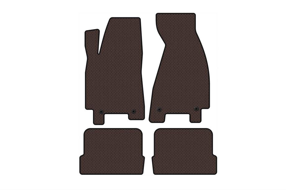 Audi 80/90 1987–1996 Gumijaste preproge Carsuit (1991-1996, kupe, rjava) Image