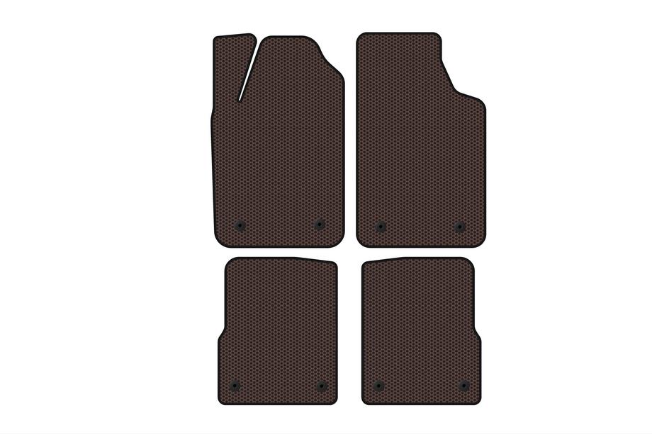 Audi A2 1999–2005 Gumijaste talne preproge Carsuit (HB, rjave) Image
