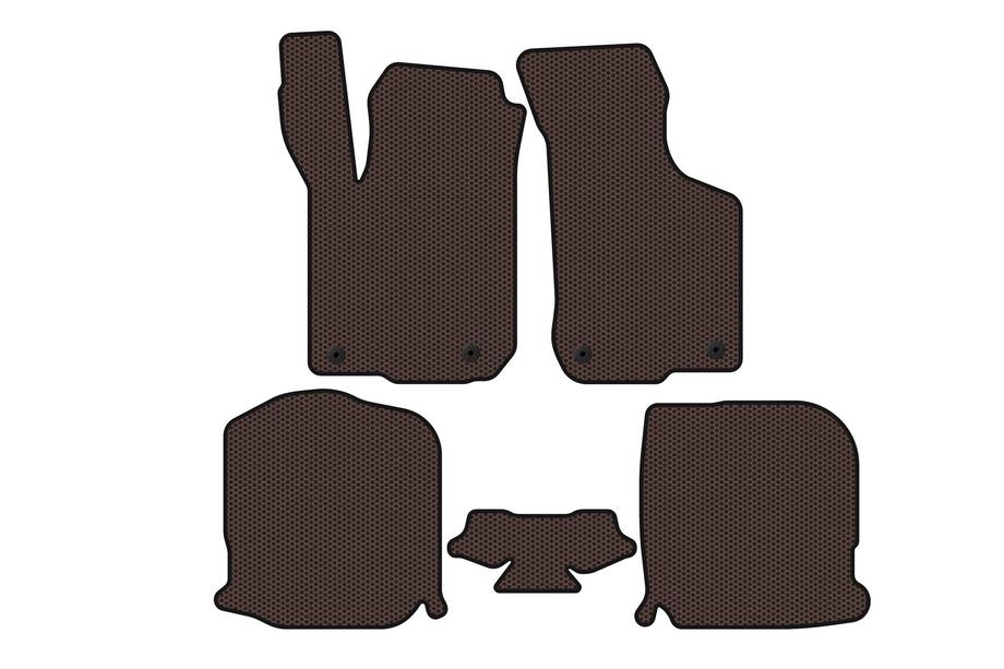 Audi A3 1996–2003 Gumijasti tepihi Carsuit (HB, 3-vratni, rjavi) Image