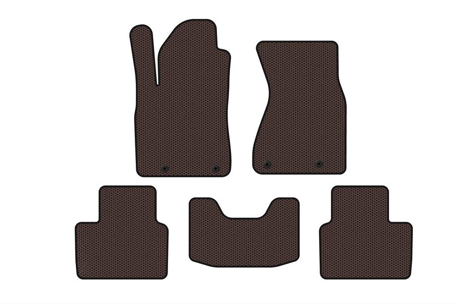 Audi A8 1994–2002 Gumijasti tepihi za notranjost Carsuit (Sedan, rjavi) Image