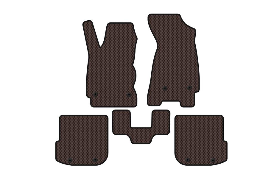 Audi A4 B5 1994–2001 Gumijaste preproge Carsuit (Avant, rjava) Image