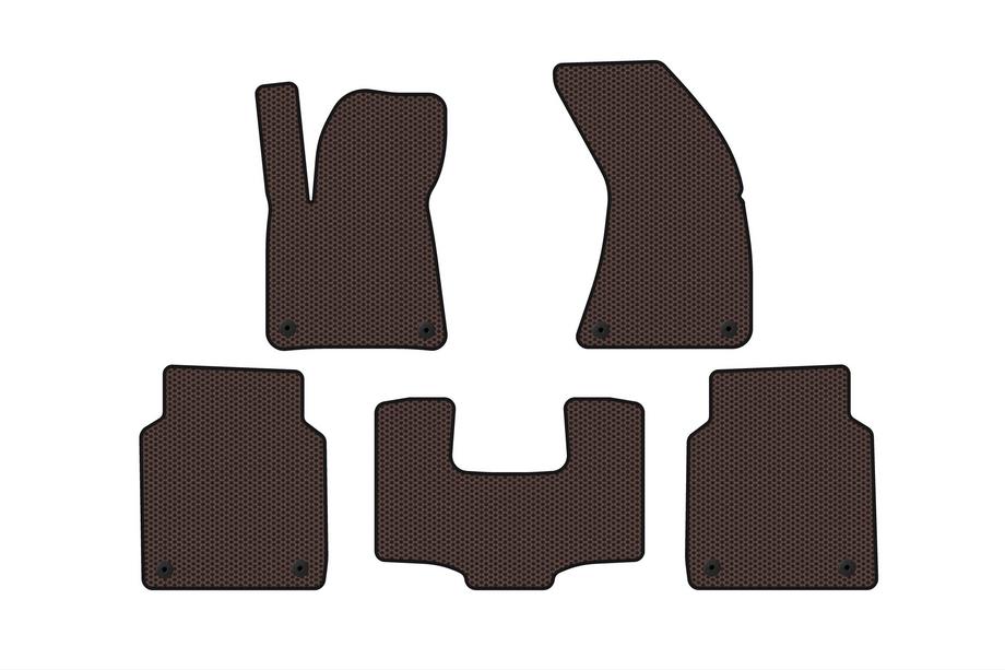 Audi A8 2010–2018 Gumijaste preproge za kabino Carsuit (Long, rjava) Image