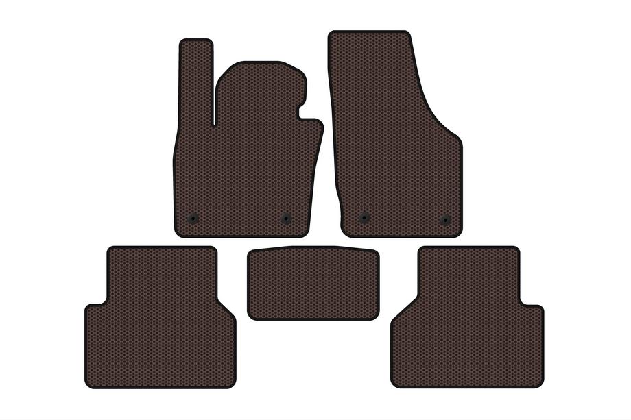 Audi Q3 2011–2019 Gumijasti tepihi Carsuit (Rjavi) Image