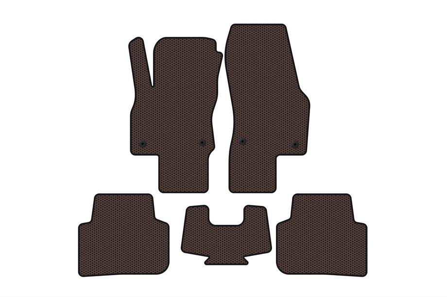 Audi Q3 2019–2025 Gumijasti tepihi Carsuit (Rjavi) Image