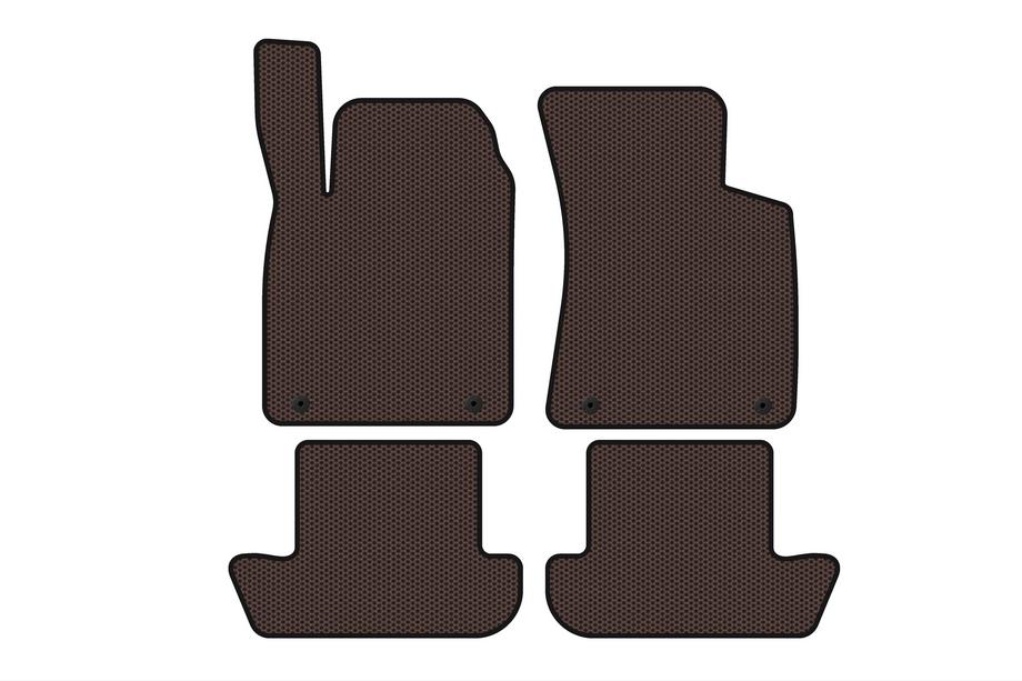 Audi TT 1998–2006 Carsuit gumijasti tepihi za notranjost (Coupé, rjavi) Image