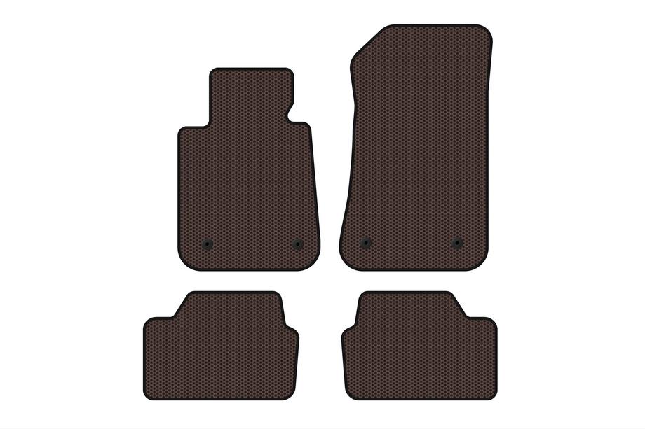 BMW serija 1 E81/E82/E87/E88 2004–2011 Gumijasti tepihi Carsuit (Rjavi) Image