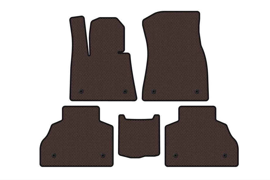 BMW X7 G07 2019– Carsuit gumijaste preproge za notranjost (2 vrsti, rjave) Image