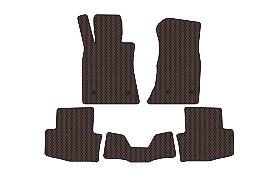 Cadillac ATS 2012–2019 Gumijasti tepihi za avto Carsuit (SD, rjavi) Image
