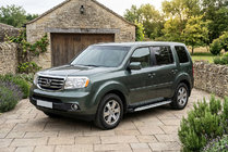 Honda Pilot 2008–2015 Stranske stopnice Sunrise (2 kos, aluminij) fotografija 1