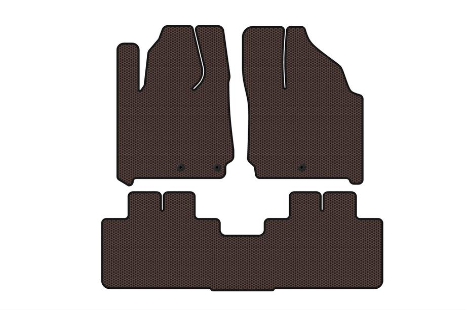 Cadillac SRX 2010–2016 Gumijasti avtomobilski tepihi Carsuit (rjavi) Image