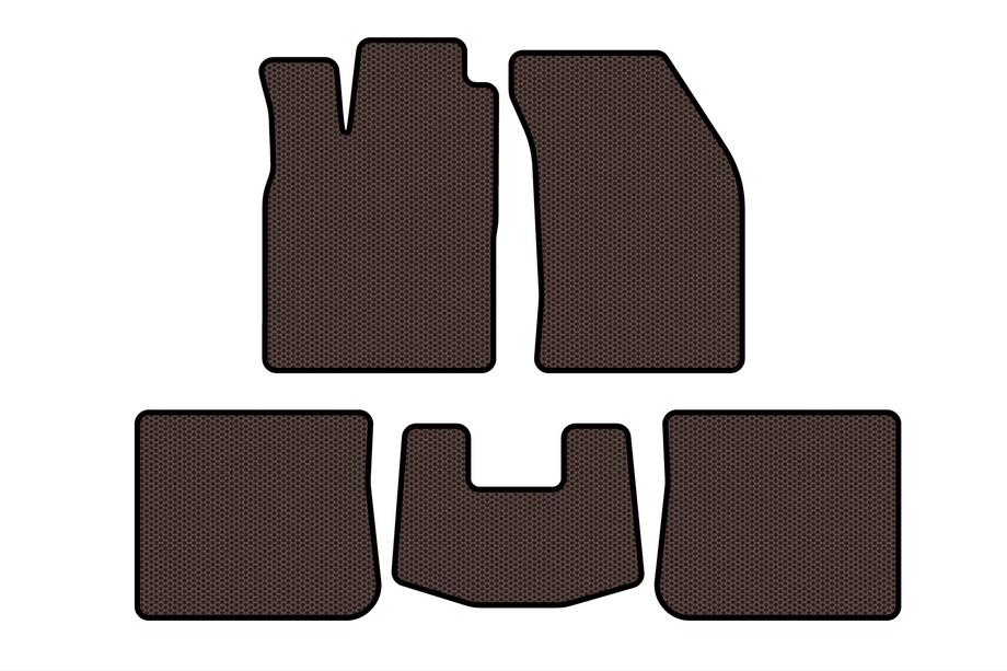 Chery Elara/Alia/Fora/A5 2006– Gumijasti tepihi za avto Carsuit (SD, rjavi) Image