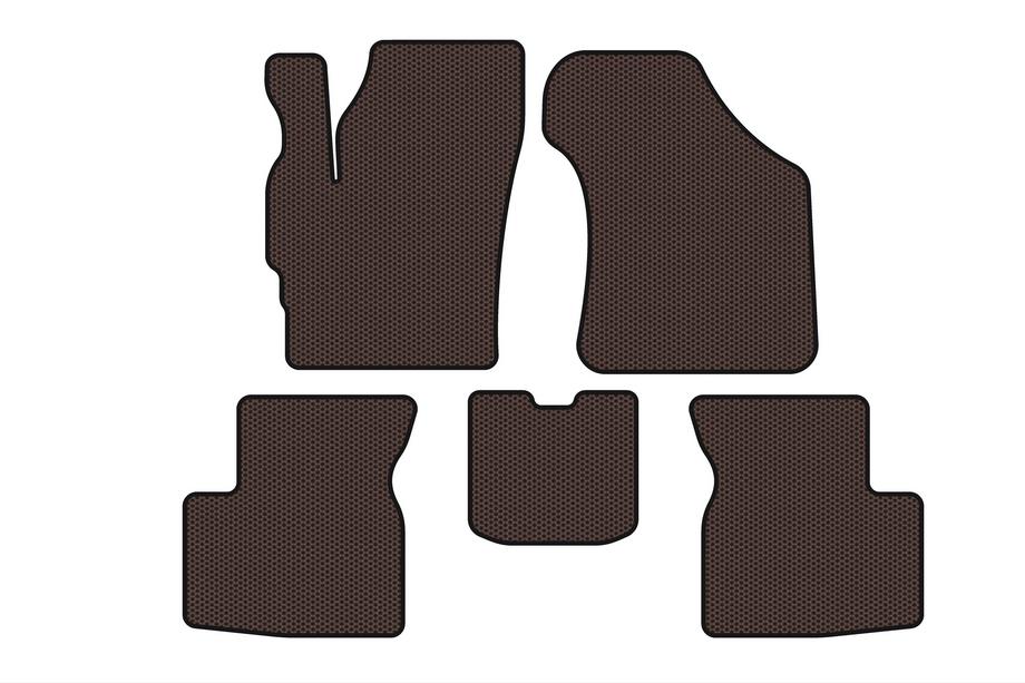 Chery QQ 2003–2022 Gumijasti tepihi Carsuit (Rjavi) Image