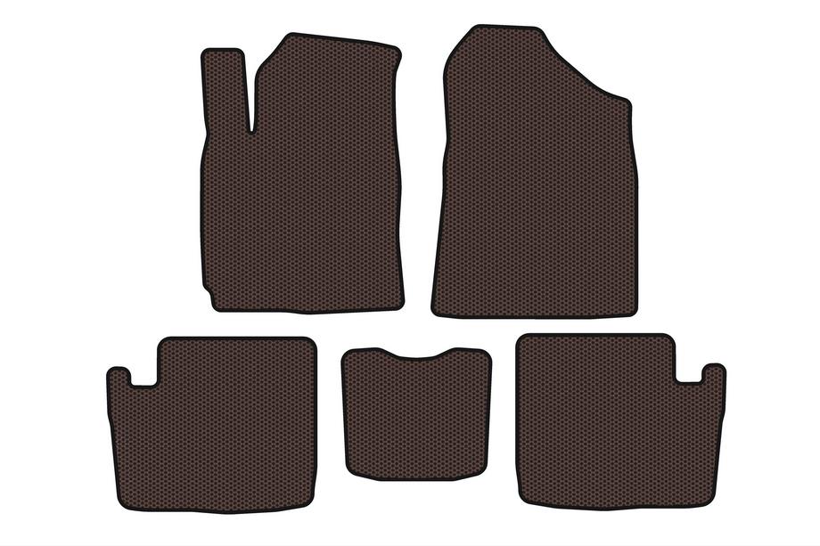 Chery Tiggo 1 2005–2016 Gumijasti tepihi za avto Carsuit (2005-2009, rjavi) Image