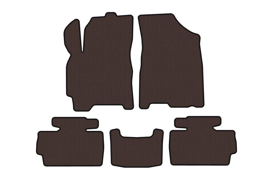 Chery Tiggo 2 2014– Gumijasti tepihi Carsuit (Rjavi) Image