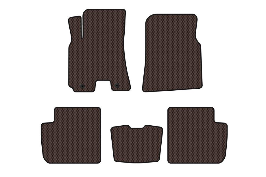 Chery Tiggo 3 2005– Gumijasti tepihi Carsuit (Rjavi) Image