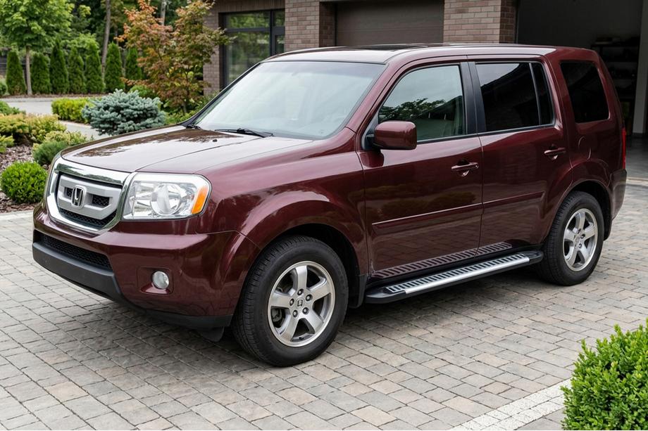 Honda Pilot 2008–2015 Stranski pragovi Line (2 kos, aluminij) Image