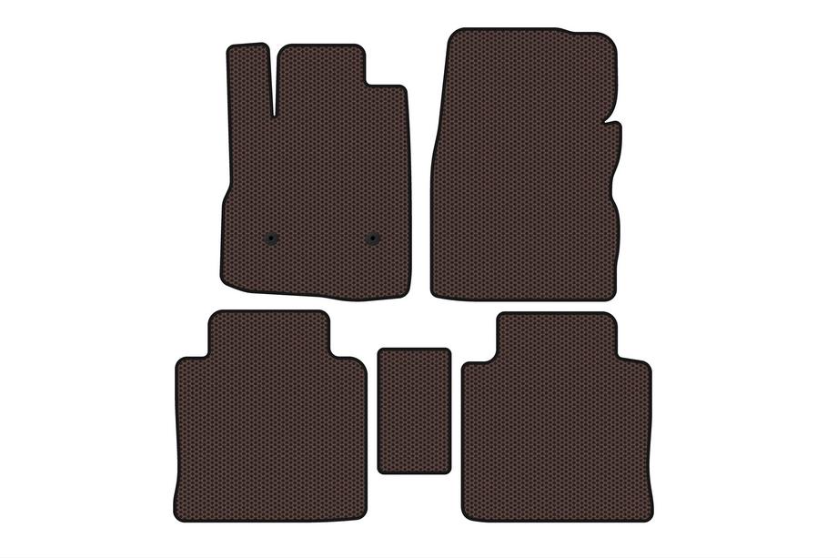 Chevrolet Equinox 2009–2016 Gumijasti tepihi Carsuit (2009-2015, rjavi) Image