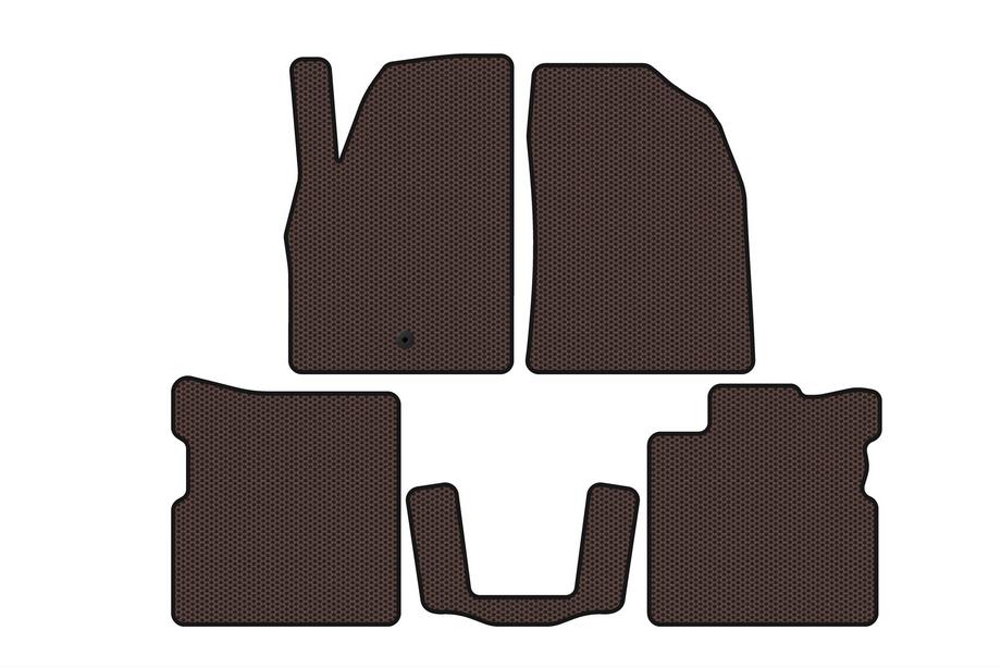 Chevrolet HHR 2005–2011 Gumijasti tepihi Carsuit (Rjavi) Image