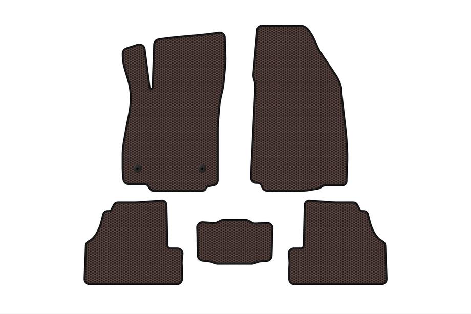 Chevrolet Trax 2012–2023 Gumijasti tepihi za avto Carsuit (2012-2019, rjavi) Image