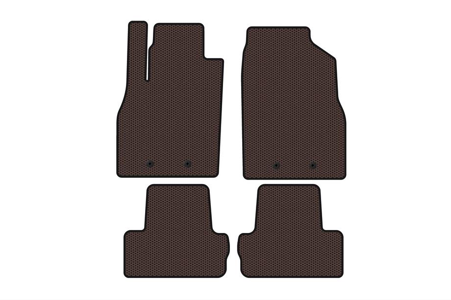 Chevrolet Volt 2010–2016 Gumijasti tepihi Carsuit (Rjavi) Fotografija 1