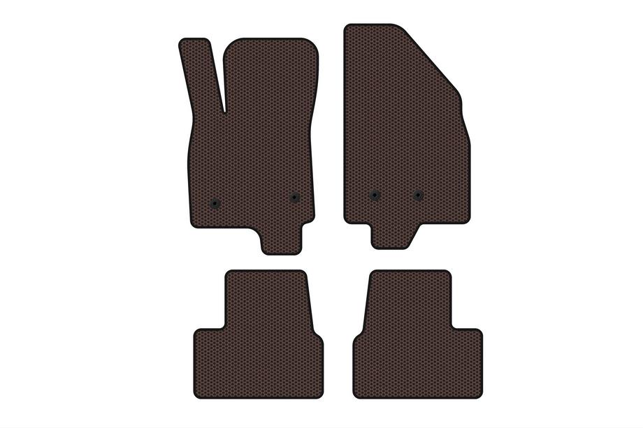 Chevrolet Volt 2016–2019 Gumijasti tepihi Carsuit (Rjavi) Image