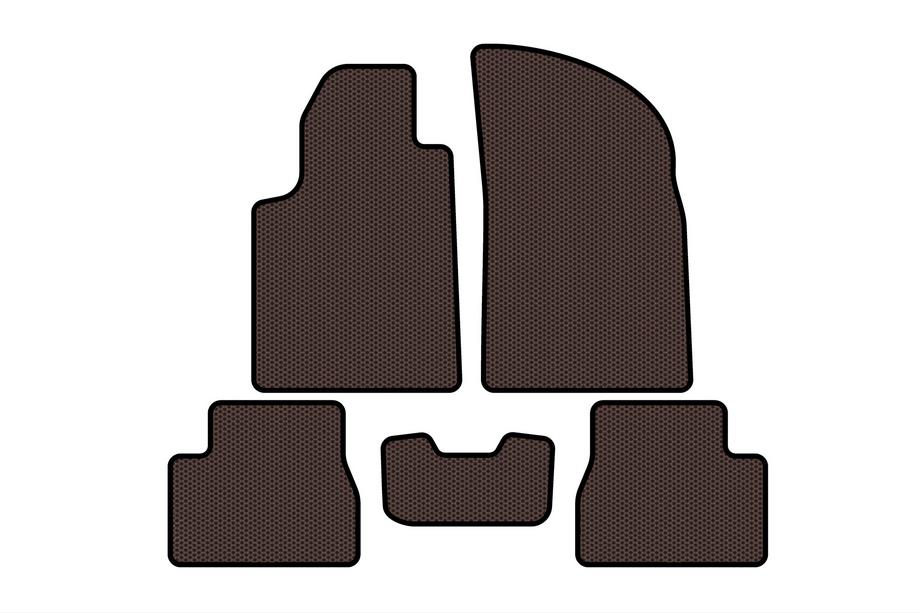 Citroen C-3 2002–2009 Gumijasti tepihi Carsuit (Rjavi) Image