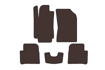 Citroen C-3 2016–2023 Gumijaste talne preproge Carsuit (HB, rjave) fotografija 1