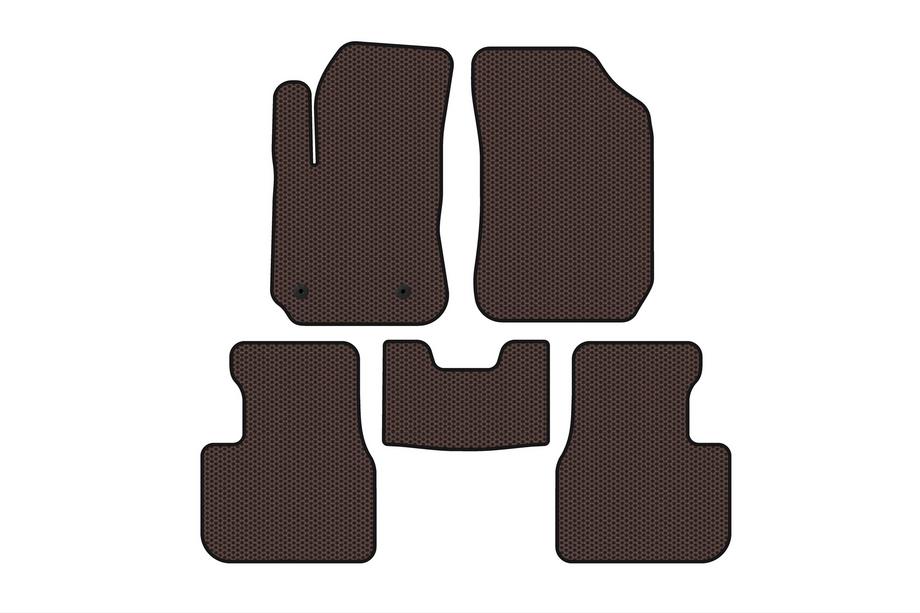 Citroen Cactus 2014–2020 Gumijasti tepihi Carsuit (Rjavi) Image