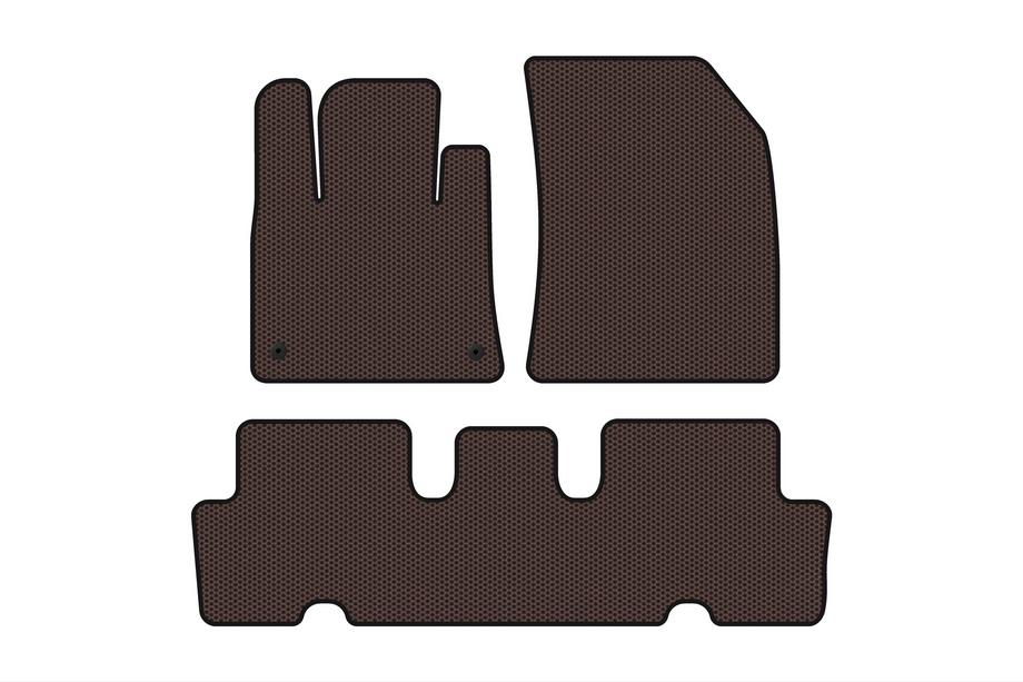 Citroen C-4 Picasso 2013–2022 Gumijasti avto tepihi Carsuit V1 (2 vrsti, rjavi) Image