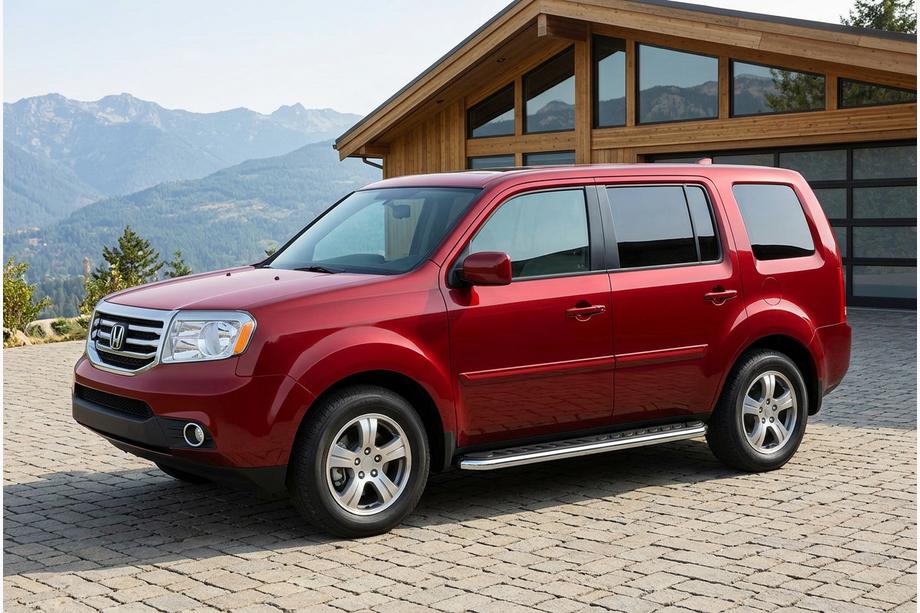 Honda Pilot 2008–2015 Stranski pragovi Maydos V1 (2 kos, aluminij ↗ nerjaveče jeklo) Image